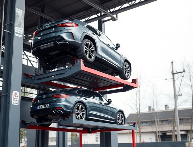 Single Pole Car Parking System